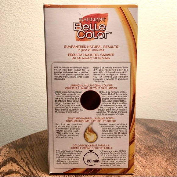 GARNIER Belle Color ColorEase Creme Permanent Hair Colour 43 Dark Golden… - Picture 4 of 5
